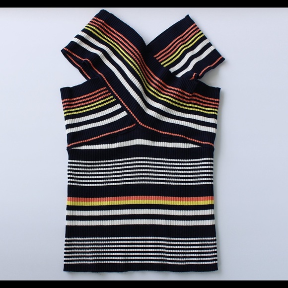 Zara Knit Over Shoulder Top. Size S Woman - Picture 3 of 6